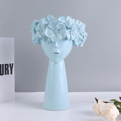 COLORFUL FLOWER CROWN VASE