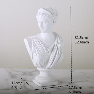 CLASSIC GREEK BUST STATUETTE