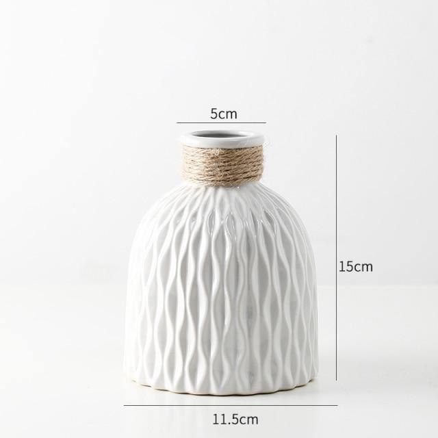 TEXTURED CERAMIC VASE