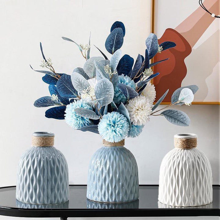 TEXTURED CERAMIC VASE