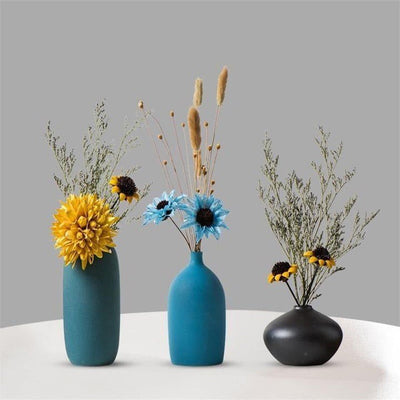 COLOR RICH CERAMIC VASES